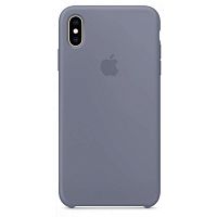 Чехол накладка xCase для iPhone XS Max Silicone Case lavender grey