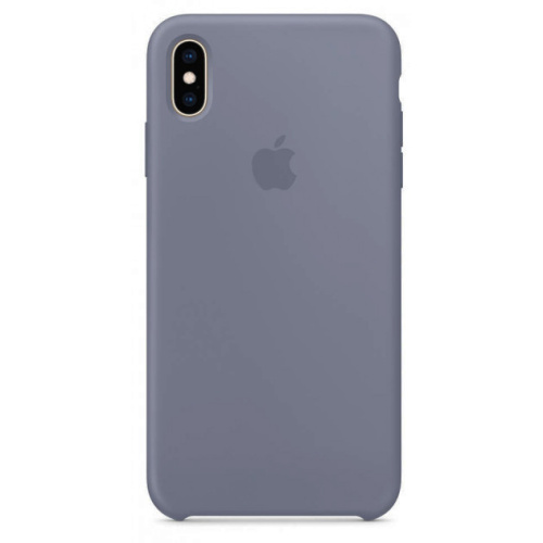 Чехол накладка xCase для iPhone XS Max Silicone Case lavender grey - UkrApple