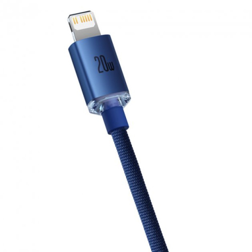 USB кабель Type-C to Lightning 120cm Baseus Crystal Shine 20W blue: фото 3 - UkrApple