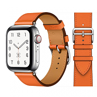 Ремінець xCase для Apple watch 38/40/41 mm Hermes New Leather orange