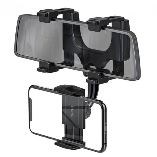 Автомобільний тримач Hoco CA70 Rearview mirror black: фото 2 - UkrApple