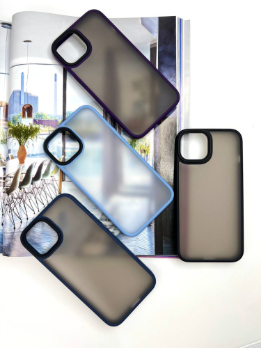 Чохол iPhone 14 Guard Series matte dark blue: фото 2 - UkrApple