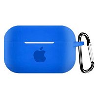 Чехол для AirPods PRO silicone case with Apple Ultra blue