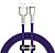 USB кабель Lightning 100cm Baseus Cafule Metal 2.4A purple - UkrApple