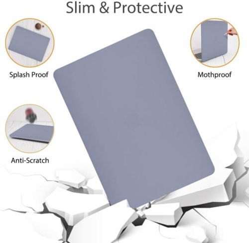 Чохол накладка DDC для MacBook Air 13,3" (2008-2017) cream lavander gray: фото 4 - UkrApple