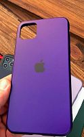 Чохол iPhone 11 Glass Pastel Matte silicone ultra violet