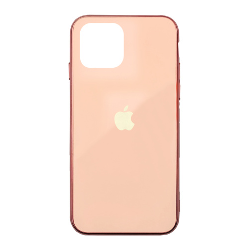 Чохол накладка xCase на iPhone 11 Pro Max Glass Case Logo Metallic rose gold - UkrApple
