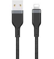 USB кабель Lightning 200cm Wiwu Platinum black  PT01