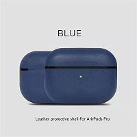 Чехол для AirPods PRO Wiwu silicone case shockproof blue black
