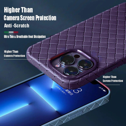 Чохол iPhone 14 Pro Max Bottega Silicone purple: фото 9 - UkrApple