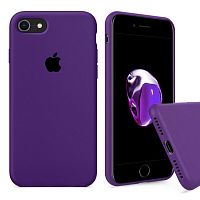 Чехол накладка xCase для iPhone 7/8/SE 2020 Silicone Case Full light purple
