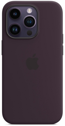 Чохол iPhone 14 Silicone Case with MagSafe elderberry  - UkrApple