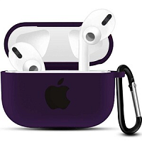 Чехол для AirPods PRO silicone case with Apple Ultra violet