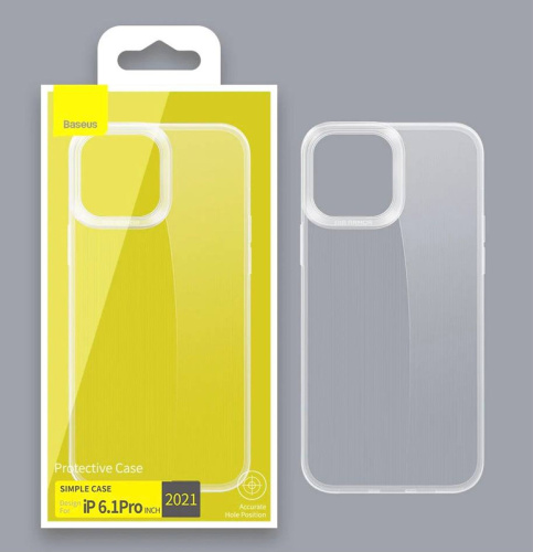 Чохол для iPhone 13 Pro Baseus Simple Case Transparent: фото 2 - UkrApple