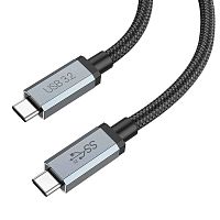 USB кабель Type-C to Type-C 200cm HOCO US06 100W black