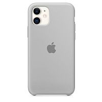 Чохол накладка xCase для iPhone 12 Pro Max Silicone Case світло-сірий
