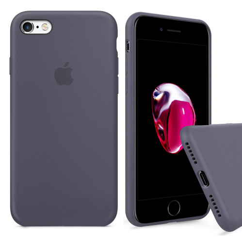 Чехол накладка xCase для iPhone 6/6s Silicone Case Full lavender gray - UkrApple