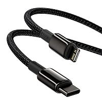 USB кабель Type-C to Lightning 100cm Baseus Tungsten Gold Fast 20w black