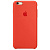 Чехол накладка xCase на iPhone 5/5s/se Silicone Case оранжевый (11) - UkrApple