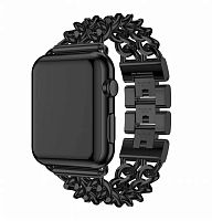Ремінець xCase для Apple watch 38/40/41 mm Chanell NEW Black
