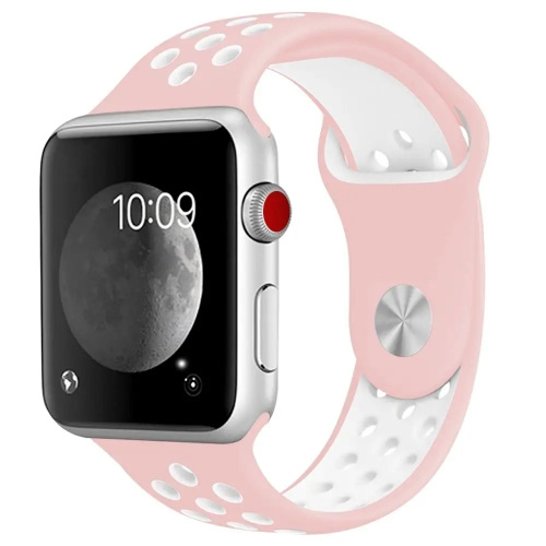 Ремінець xCase для Apple Watch 42/44/45/49 mm Sport Nike Pink white - UkrApple