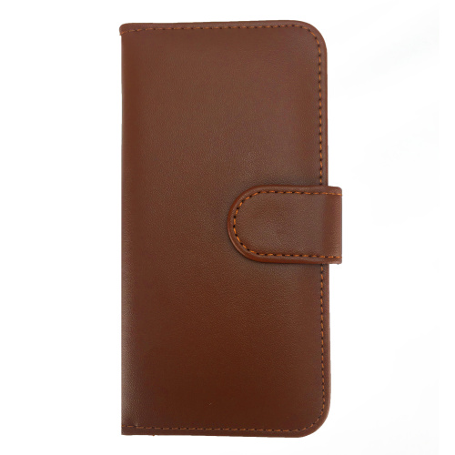 Чехол книжка на iPhone Х/XS Flip Wallet коричневый - UkrApple