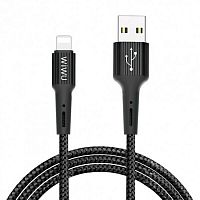 USB кабель Lightning 120cm Wiwu Gear black  G30