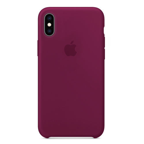 Чехол накладка xCase для iPhone XS Max Silicone Case Rose red - UkrApple