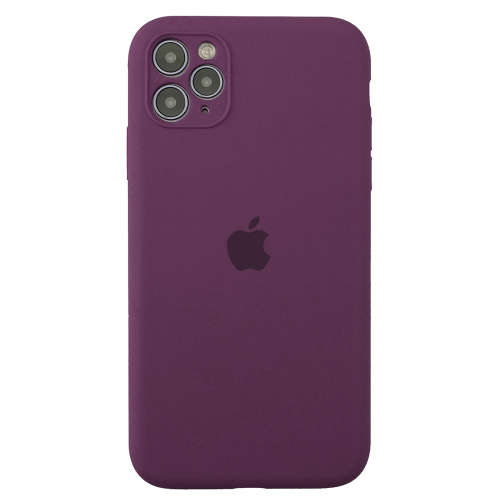 Чохол накладка xCase для iPhone 11 Pro Silicone Case Full Camera Marsala - UkrApple