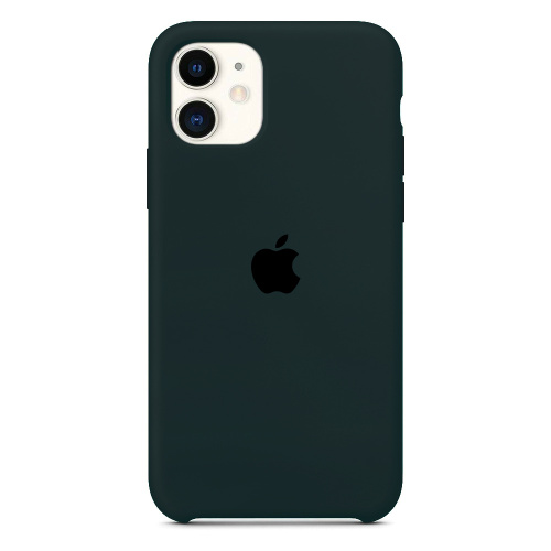 Чохол накладка xCase для iPhone 12 Pro Max Silicone Case forest green - UkrApple