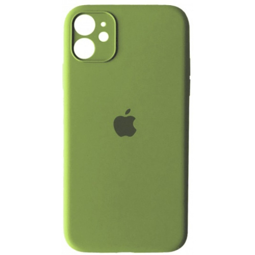 Чохол накладка xCase для iPhone 12 Mini Silicone Case Full Camera Green - UkrApple