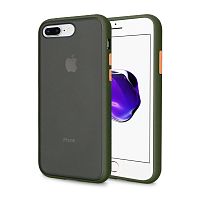 Чехол накладка xCase для iPhone 7 Plus/8 Plus Gingle series green orange