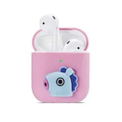 Чохол для AirPods silicone case Happy pony pink - UkrApple