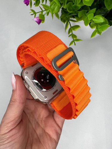 Ремінець для Apple Watch 38/40/41 mm Alpine Loop orange: фото 7 - UkrApple