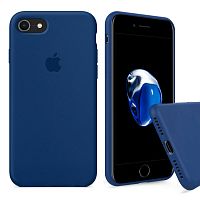 Чехол накладка xCase для iPhone 7/8/SE 2020 Silicone Case Full cosmos blue