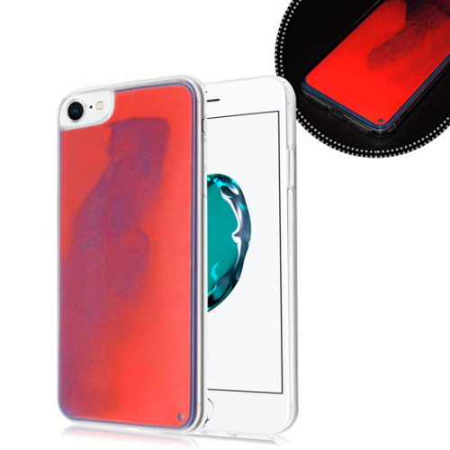 Чехол накладка xCase для iPhone 7/8/SE 2020 Neon case red - UkrApple