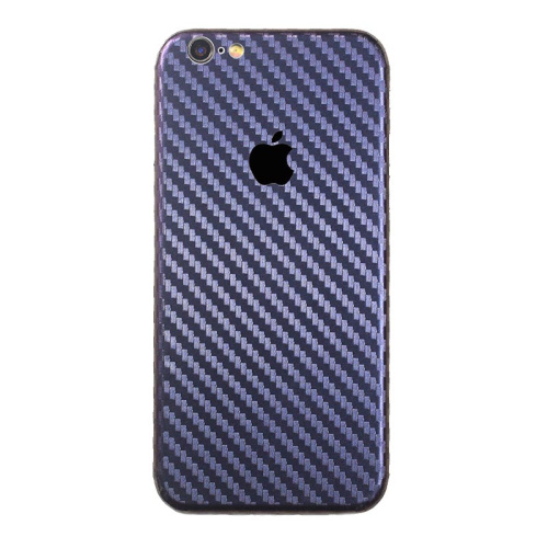 Захисна плівка на задню панель для iPhone 7/8 carbon темно-синя - UkrApple