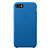 Чехол накладка на iPhone 7/8/SE 2020 Leather Case electric blue - UkrApple