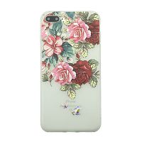 Чехол  накладка xCase для iPhone 7/8/SE 2020 Blossoming Flovers №12