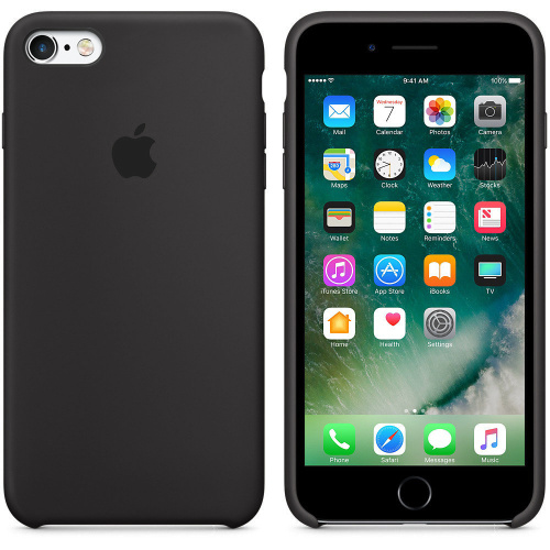 Чехол накладка xCase на iPhone 6 Plus/6s Plus Silicone Case темно-коричневый(7): фото 2 - UkrApple