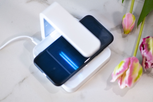 Бездротова зарядка UV Sterilizer Multifunctional 10W white: фото 6 - UkrApple