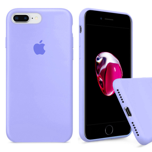 Чехол накладка xCase для iPhone 7 Plus/8 Plus Silicone Case Full фиалковый - UkrApple