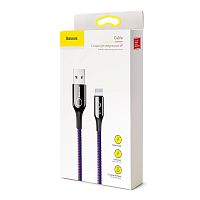 USB кабель Baseus Lightning C-shaped 2.4A 1m purple
