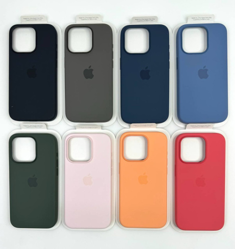 Чохол iPhone 15 Pro Silicone Case with MagSafe black : фото 10 - UkrApple