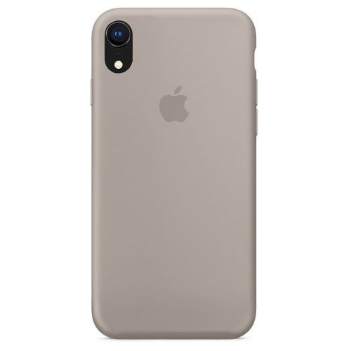 Чехол накладка xCase для iPhone XR Silicone Case Full светло-серый - UkrApple