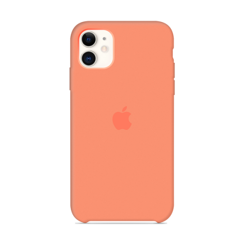 Чохол накладка xCase для iPhone 11 Silicone Case Full peach - UkrApple