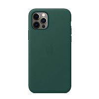 Чохол накладка xCase для iPhone 12 Pro Max Leather case Full with MagSafe Green