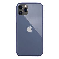 Чохол накладка xCase на iPhone 11 Pro Glass Pastel Case Logo lavender grey