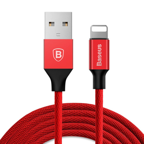 USB кабель Baseus Lightning Yiven 1.5A (3m) red - UkrApple