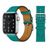 Ремінець xCase для Apple watch 42/44/45/49 mm Hermes New Leather green